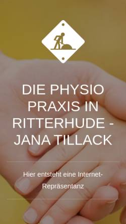 Vorschau der mobilen Webseite www.ti-sa.de, Praxis Jana Tillack-Sand