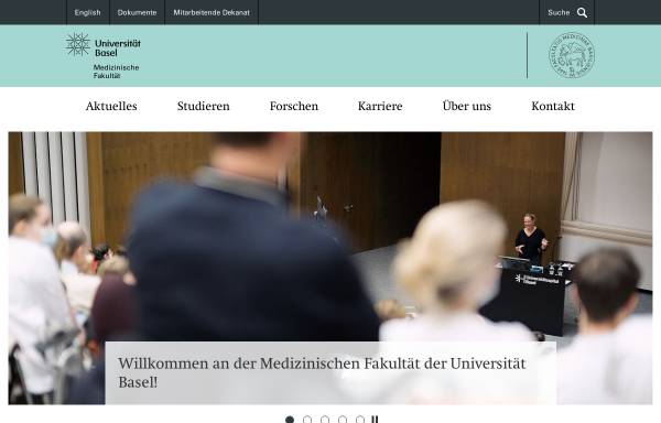 Vorschau von medizin.unibas.ch, Medizinische Fakultät der Universität Basel