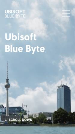 Vorschau der mobilen Webseite www.bluebyte.de, Bluebyte