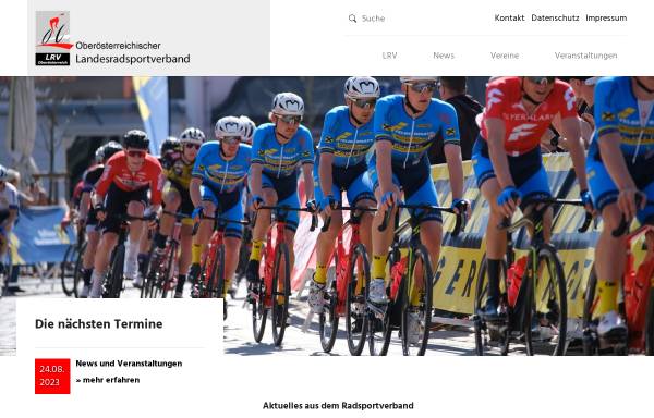 Vorschau von www.ooe-radsportverband.at, Oberösterreichischer Landes-Radsportverband