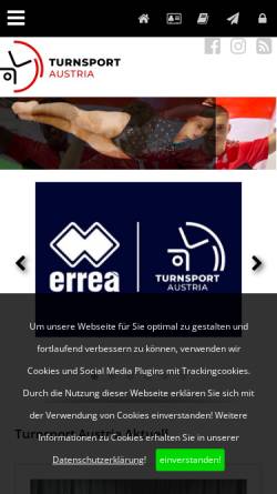 Vorschau der mobilen Webseite www.oeft.at, ÖFT - Österreichischer Fachverband für Turnen