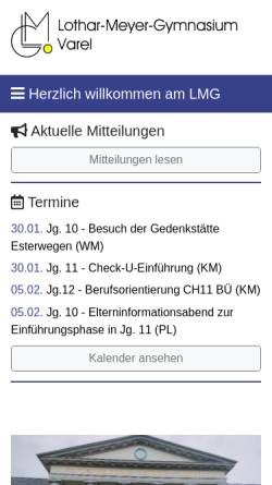 Vorschau der mobilen Webseite www.lmg-varel.de, Kaktus
