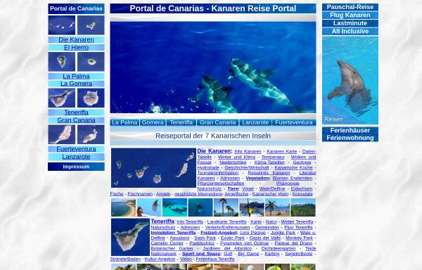 Vorschau von www.portal-de-canarias.com, Portal de Canarias