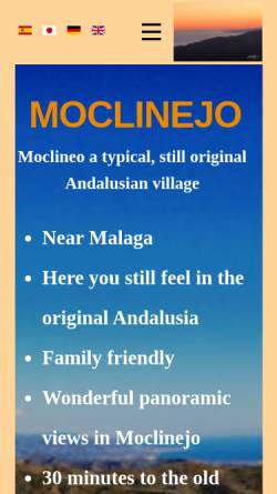 Vorschau der mobilen Webseite moclinejo.de, Viva Andalucia