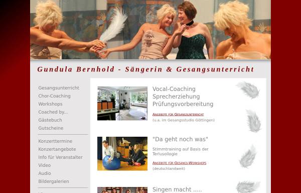 Vorschau von www.gundula-bernhold-sopran.de, Bernhold, Gundula