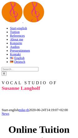 Vorschau der mobilen Webseite www.susanne-langholf.com, Langholf, Susanne