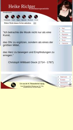 Vorschau der mobilen Webseite www.jubilate.de, Richter, Heike