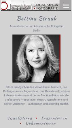 Vorschau der mobilen Webseite www.bettina-straub.de, Straub, Bettina