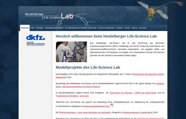 Vorschau von www.life-science-lab.org, Life-Science Lab