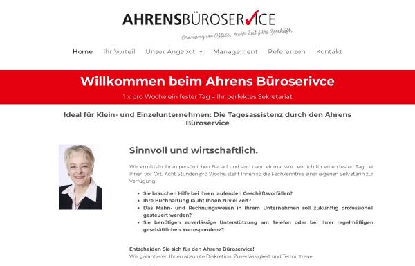 Vorschau von www.buero-ahrens.de, Ahrens Büroservice