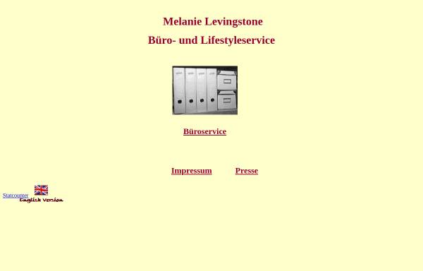Vorschau von www.levingstone.de, Melanie Levingstone Büro- und Lifestyleservice