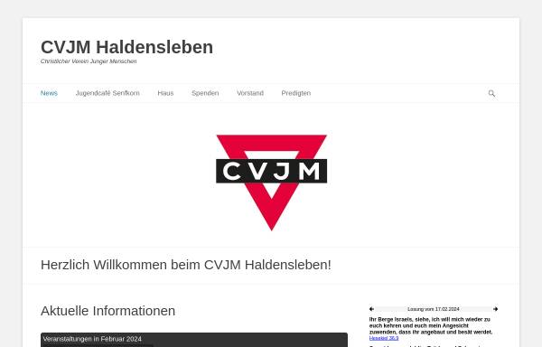Vorschau von www.cvjm-haldensleben.de, CVJM Haldensleben e.V.