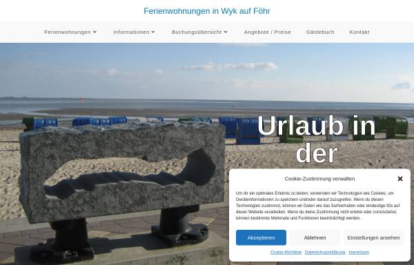 Vorschau von www.urlaub-foehr.com, Ferienwohnungen Föhr
