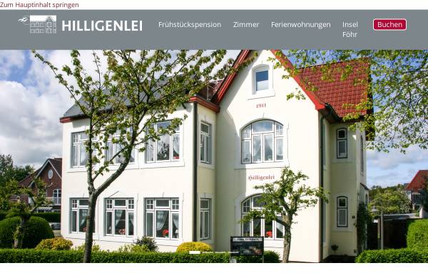 Vorschau von www.hilligenlei-wyk.de, Haus Hilligenlei