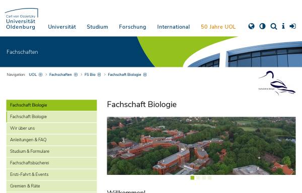 Vorschau von www.uni-oldenburg.de, Carl von Ossietzky Universität Oldenburg