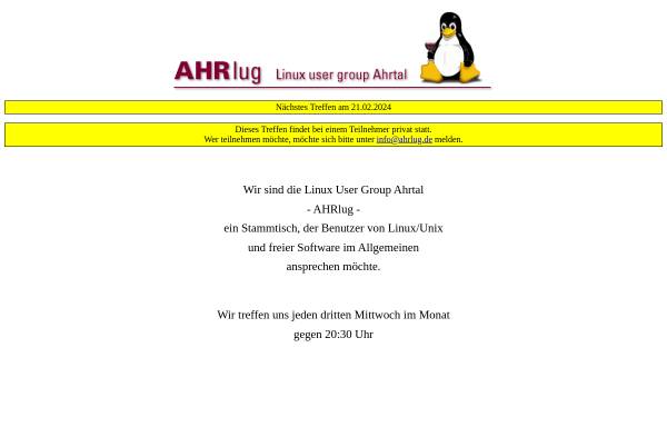 Vorschau von www.ahrlug.de, Ahrtal/Bad Neuenahr-Ahrweiler - AHRlug