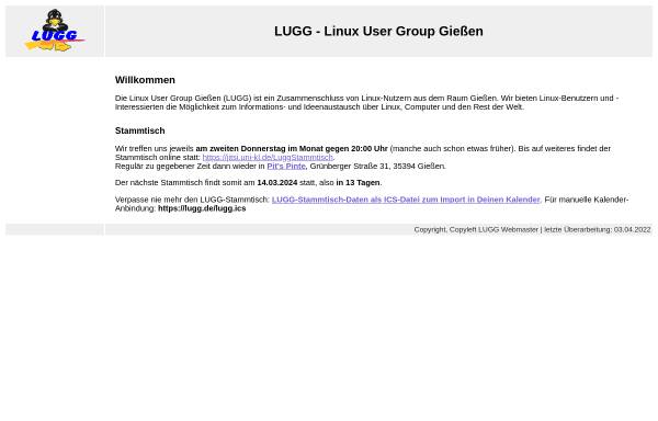 Vorschau von www.lugg.de, Gießen - LUGG