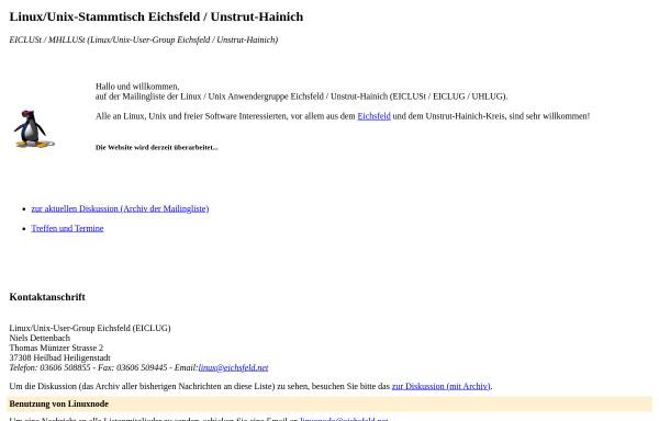 Vorschau von linux.eichsfeld.net, Mühlhausen - Linux/Unix-Stammtisch Eichsfeld