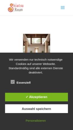 Vorschau der mobilen Webseite www.shiatsu-raum.at, Dapra David