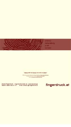 Vorschau der mobilen Webseite www.fingerdruck.at, Duda-Rührlinger Birgit