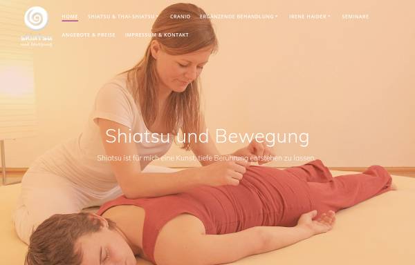 Vorschau von www.shiatsu-und-bewegung.at, Haider Irene