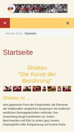 Vorschau der mobilen Webseite www.shiatsu-tirol.at, Jais Günter