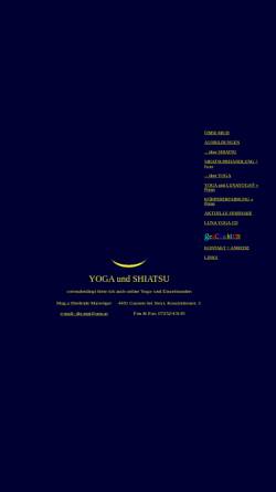 Vorschau der mobilen Webseite www.shiatsu-yoga.at, Maiwöger Dietlinde