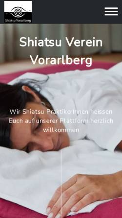 Vorschau der mobilen Webseite shiatsu-vorarlberg.at, Shiatsu-Vorarlberg.at