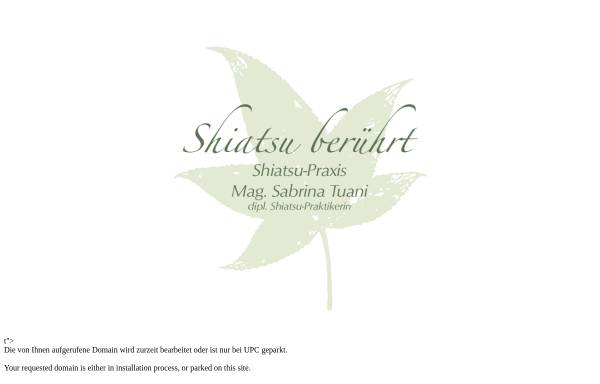 Vorschau von www.shiatsu-beruehrt.at, Tuani Sabrina