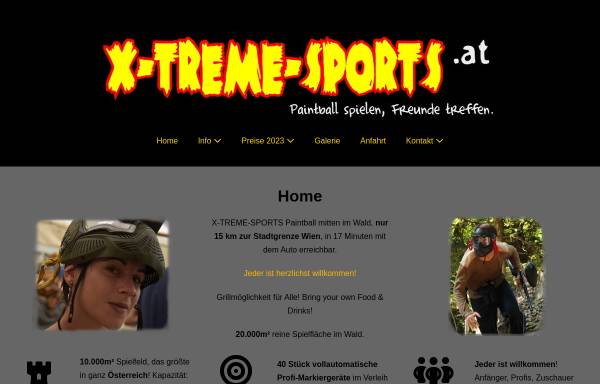 Vorschau von x-treme-sports.at, X-Treme-Sports