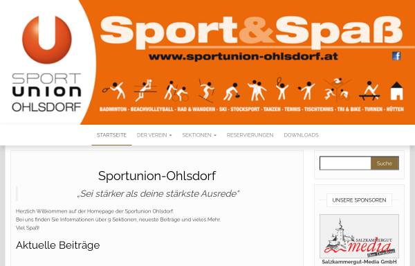 Vorschau von www.sportunion-ohlsdorf.at, Sportunion Ohlsdorf