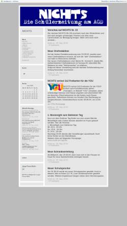 Vorschau der mobilen Webseite nichtssz.twoday.net, Nichts