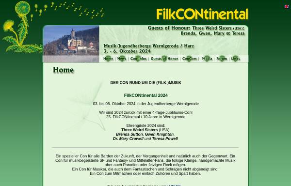 Vorschau von www.filkcontinental.de, FilkCONtinental