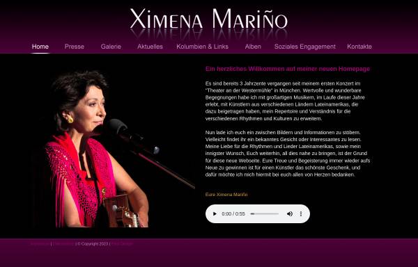 Vorschau von www.ximena-marino.de, Mariño, Ximena