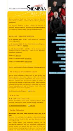 Vorschau der mobilen Webseite www.siembra.de, Siembra