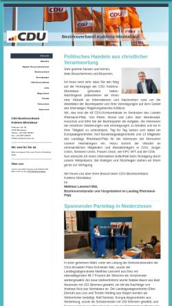 Vorschau der mobilen Webseite www.cdu-komo.de, CDU Koblenz