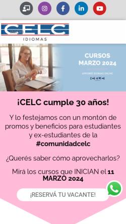 Vorschau der mobilen Webseite www.celc.com.ar, CELC, Buenos Aires