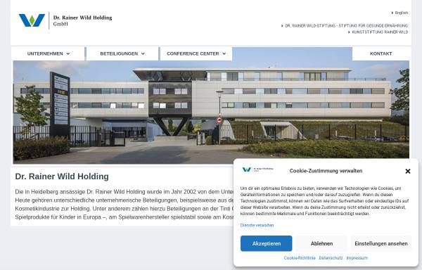 Vorschau von www.drwh.de, Dr. Rainer Wild Holding GmbH & Co. KG