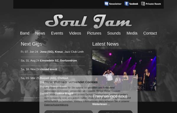 Vorschau von www.souljam.ch, Soul Jam