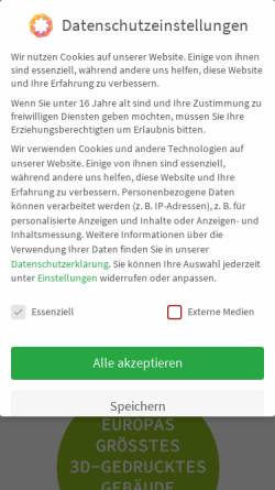 Vorschau der mobilen Webseite www.kraus-heidelberg.de, Kraus Immobilien GmbH