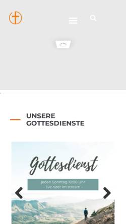 Vorschau der mobilen Webseite www.feg-herborn.de, Freie evangelische Gemeinde Herborn (FeG)