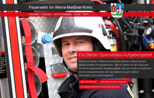 Vorschau von feuerwehr-wmk.de, Feuerwehren im Werra-Meißner-Kreis
