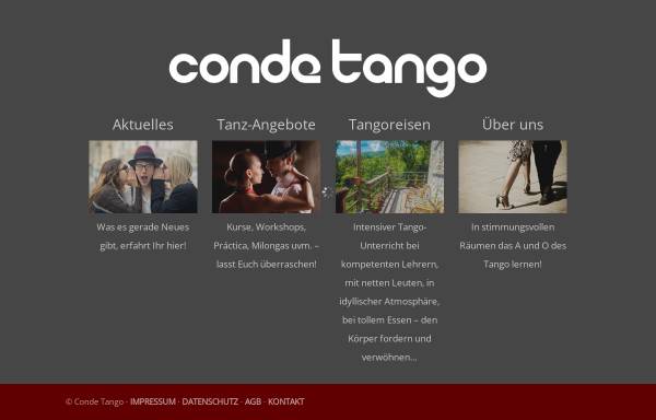 Vorschau von www.condetango.de, Conde Tango