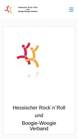 Vorschau der mobilen Webseite www.hrbv.org, Hessischer Rock' n' Roll Verband