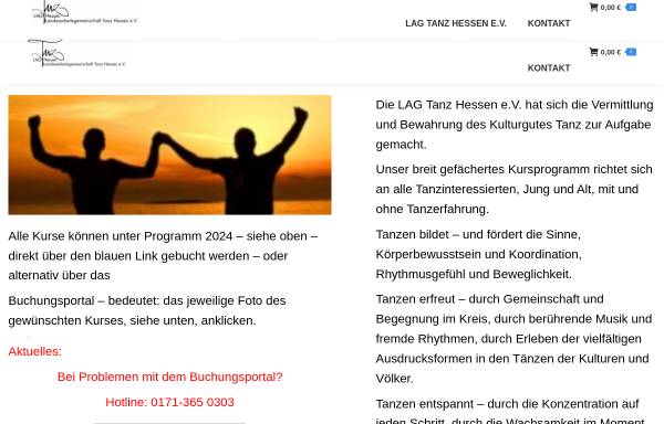 Vorschau von lag-tanz-hessen.de, Landesarbeitsgemeinschaft Tanz Hessen e.V.