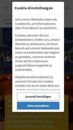 Vorschau der mobilen Webseite www.lions-club-bsa.de, Förderverein Lions-Club Bad Sooden-Allendorf e.V.
