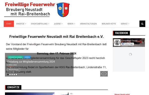 Vorschau von www.neustadt-odw.de, Freiwillige Feuerwehr Neustadt im Odenwald