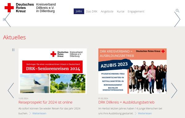 Vorschau von www.drk-dillenburg.de, DRK-Kreisverband Dillkreis e.V., Dillenburg