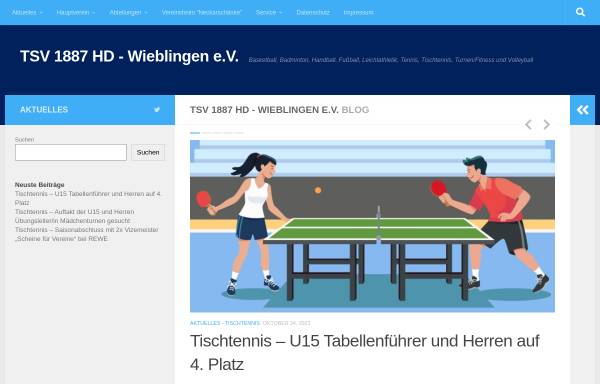 Vorschau von www.tsv-wieblingen.de, TSV 1887 Heidelberg - Wieblingen e.V.