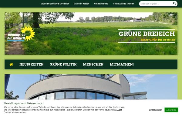 Vorschau von www.gruene-dreieich.de, Bündnis 90/Die Grünen Dreieich